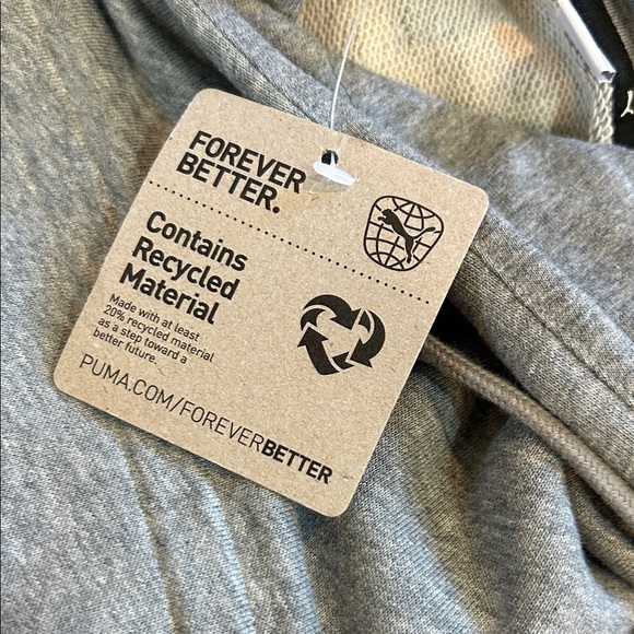 Puma Heather Gray Hoodie in Men’s Size XL New with Tags NWT - Picture 5 of 6